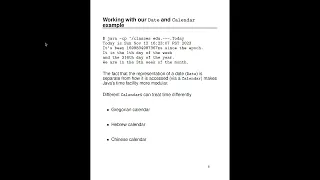 Dates and Times in Java
