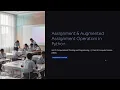 Assignment and Augmented Assignment