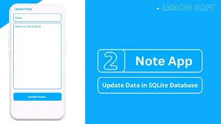 Notes App - Update Data in SQLite Database in Android Studio using Java CRUD Part 2