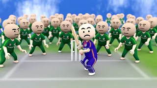 3D ANIM COMEDY - CRICKET INDIA VS PAKISTAN BEST VIDEO