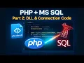 How to Connect PHP to MS SQL Part 2 - The DLL You Need TAGALOG