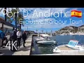 Lagu [ 4K,60ftps ] Port D Andratx🇪🇸 Mallorca🌞Guide Walking Tour🚶Relaxing Walk