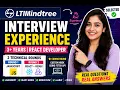 LTIMindtree Interview Experience React JS 3 Years JavaScript Redux Custom Hooks Selected
