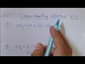 Iupac naming for alkene compounds organic chemistry