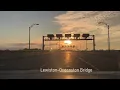 Driving Across Canada-USA Border at Lewiston-Queenston Bridge in Niagara region