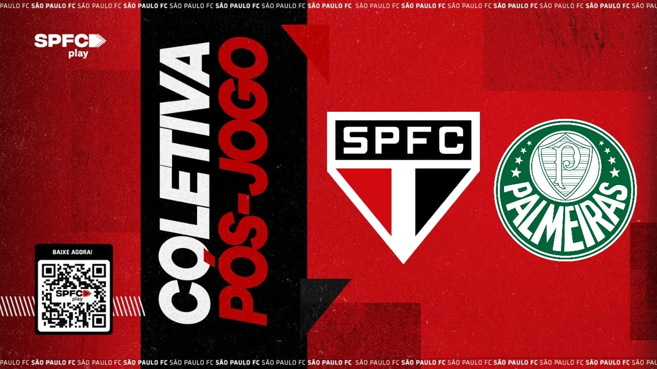 COLETIVA PÓS-JOGO: SÃO PAULO X PALMEIRAS | SPFC PLAY