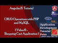 AngularJS Tutorial for Beginners Shopping Cart Example Define PHP MySql scripts - YouTube