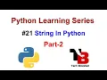 String In Python With Examples Reassigning String Deleting String Tech Blooded