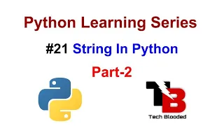 String In Python With Examples Reassigning String Deleting String Tech Blooded