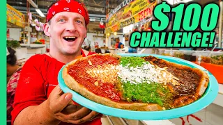 can i spend 100 on street food in mexico