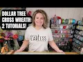 Dollar Tree Cross Wreath 2 Step-by-step DIY Tutorials