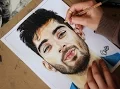 Download Lagu Drawing Zayn Malik Watercolor Portrait \u0026 Color Pencils by Dalida