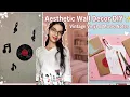 Aesthetic Wall Decor DIY Vintage Vinyl Music Notes