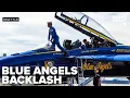 Blue Angels start practice flights as protesters urge Seafair to halt air shows
