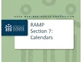 RAMP Component Webinar - Section 7