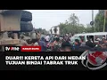Download Lagu KA Jurusan Binjai Tabrak Truk Bermuatan Pasir dan Batu | Kabar Siang tvOne