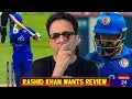 Download Lagu After being bowled out, Rashid Khan wants to take a review in the match against Sri Lanka.