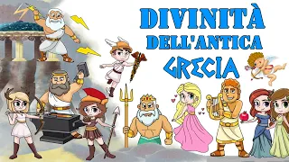 🏛 DIVINITÀ DELL'ANTICA GRECIA - Storia degli DEI DELL'OLIMPO con Miti e Leggende ⚡🌩️