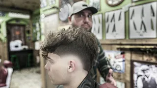 ASMR - How to do a Clean Burst Fade Mullet Learn Relax
