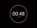 48 Second Countdown Timer iPhone Timer Style