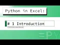 Python in Excel Part 1 - Introduction