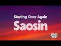 Saosin - Starting Over Again (Lyrics)