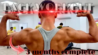 Best BACK WORKOUT Big Back 3 month complete 🙅🙅🙅