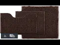 Bath Rug Set 3 Piece Luxury Chenille Extra Soft and Absorbent Shaggy