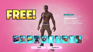 HOW TO GET TRAVIS SCOTT SKIN NOW FREE IN FORTNITE