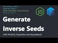 Generate Inverse Seeds from Existing Data with NodeJS