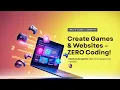 Create Your Own Game Without Any Coding Zero Coding Game Development Tutorial