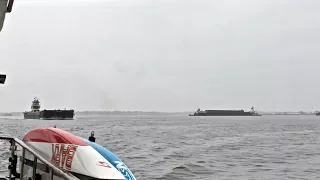 CLOSE CALLS with BIG BARGES