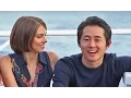 Steven Yeun and Lauren Cohan Stauren