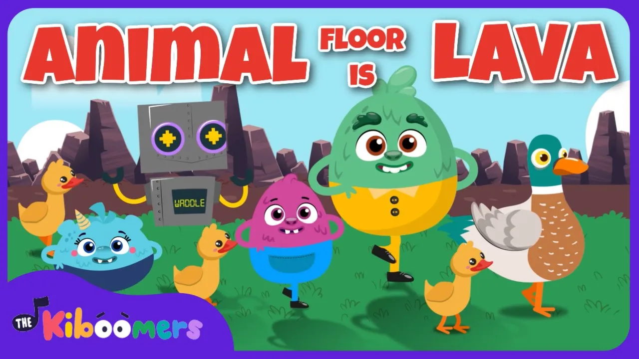 THE KIBOOMERS Floor is Lava Animal Dance - Preschool Fun THE KIBOOMERS Floor is Lava Animal Dance - Preschool Fun