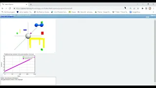Speed and Position of Moving Object Using Glowscript - VPython