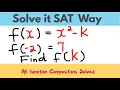 Learn How to Solve SAT Composite Function SAT Math Well Explained