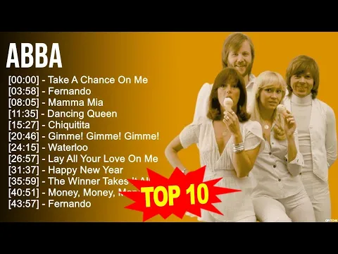 Download MP3 A B B A Greatest Hits 🎵 Billboard Hot 100 🎵 Popular Music Hits Of All Time