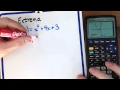 Finding Extrema using a graphing calculator