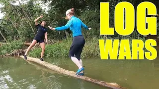 Ep. 409 Log Wars in the jungle with crocodiles