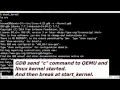 Tutorial Tracing linux kernel on QEMU with GDB-stub