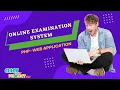 PHP Web Application Project - Online Examination system