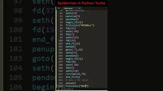 How can you draw Spiderman with Python Really