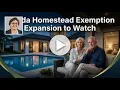 Florida Homestead Exemption Expansion to Watch