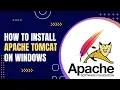 How to install Apache Tomcat 9 in Windows Apache Software