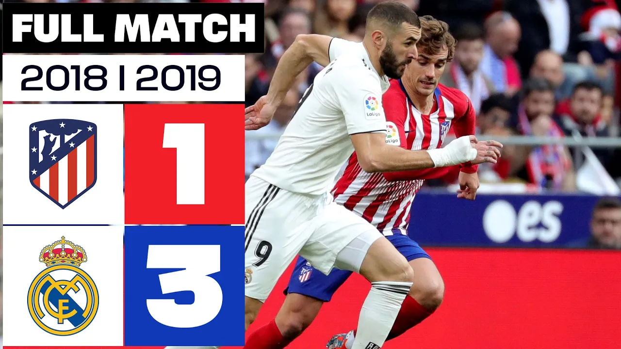Atlético de Madrid vs Real Madrid (1-3) J23 2018/2019 - FULL MATCH