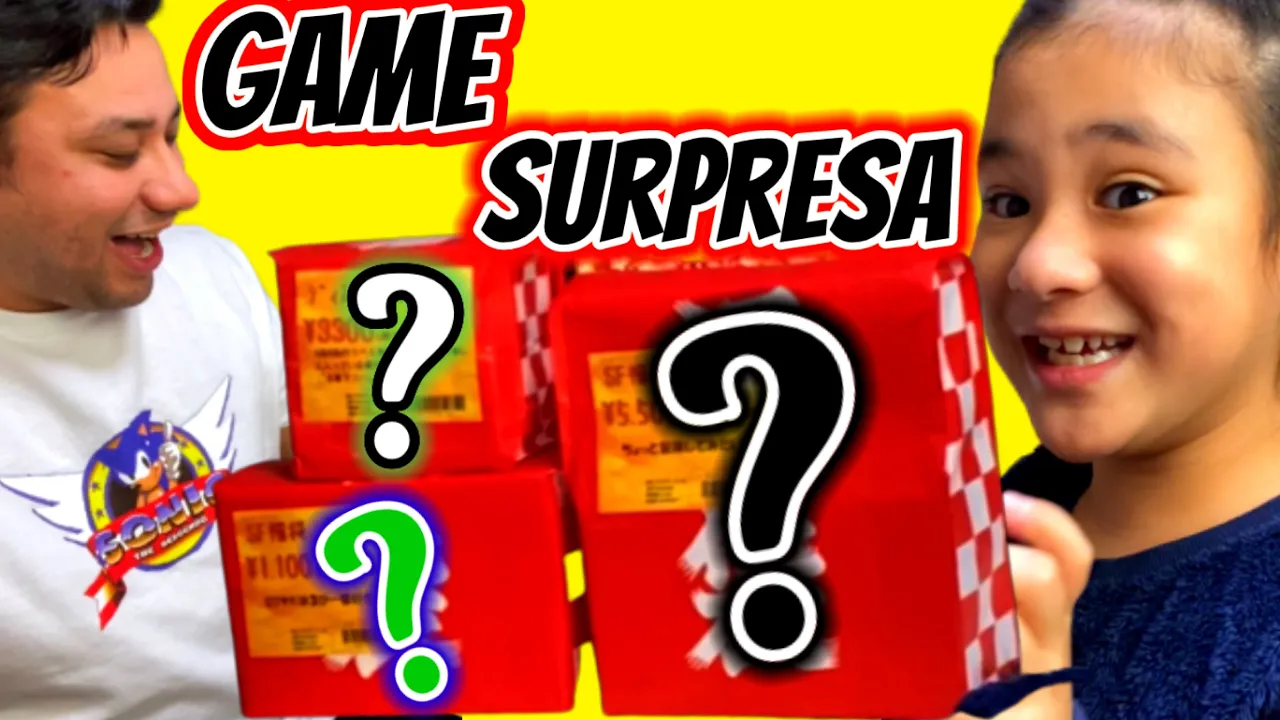 ABRINDO SACO SURPRESA GAMER , DA CAÇADA GAMER NO JAPÃO