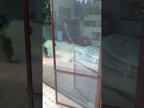 №8 Москітні двері розпашні Коричневі