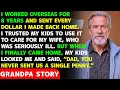 I Sent My Entire Savings Home For 8 Years Now My Kids Claim They Never Received A Cent