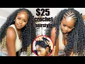 25 CROCHET HALF UP HALF DOWN HAIRSTYLE FREETRESSBRAIDS DEEP TWIST 22