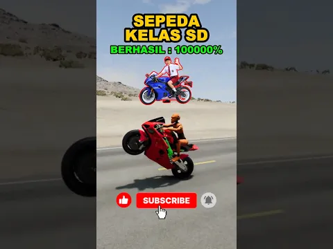 sepeda naik kelas 🤩🥳 #beamngdrive #gaming #games #game #gamer #shortvideo #youtubeshorts #beamng